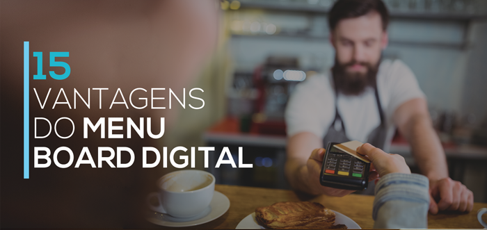Menu Board Digital para restaurantes